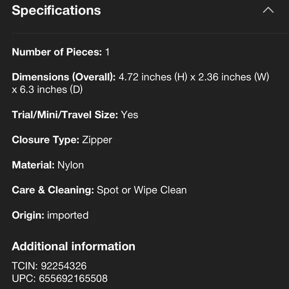 Pink & Green Floral Cosmetic Bag - Picture 8 of 8